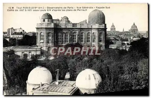 Cartes postales Paris Observatoire de Paris Vue generale