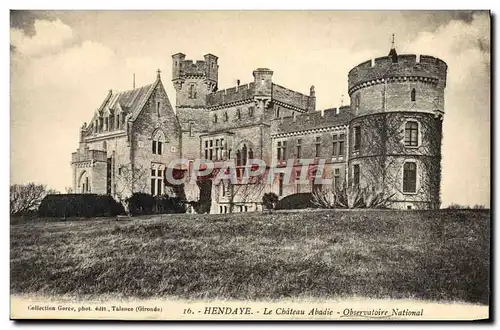Cartes postales Hendaye Le Chateau Abbatie Observatoire national