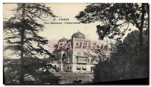 Cartes postales Paris Parc Montsouris L&#39Observatoire
