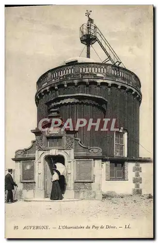Cartes postales Auvergne L&#39Observatoire du Puy de Dome