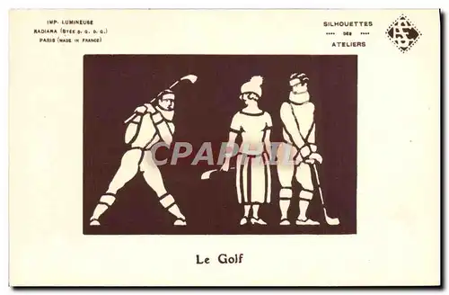Cartes postales Le Golf