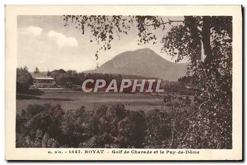 Ansichtskarte AK Royat Golf De Charade Et Le Puy De Dome