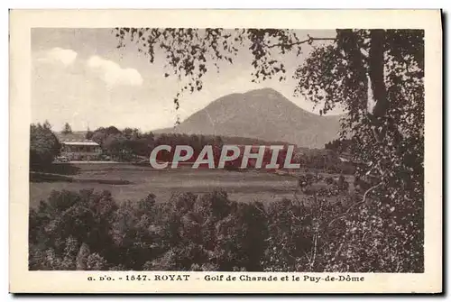 Cartes postales Royat Golf De Charade Et Le Puy De Dome