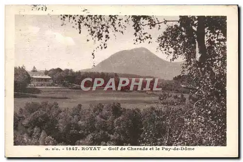 Ansichtskarte AK Royat Golf De Charade Et Le Puy De Dome