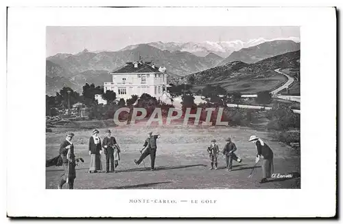 Cartes postales Monte Carlo Le Golf
