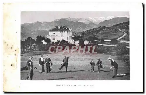 Cartes postales Monte Carlo Le Golf