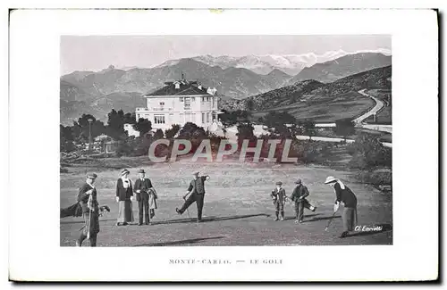 Cartes postales Mont Carlo Le Golf