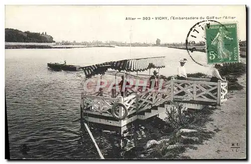 Cartes postales Vichy I&#39Embarcadere Du Golf Sur I&#39Allier