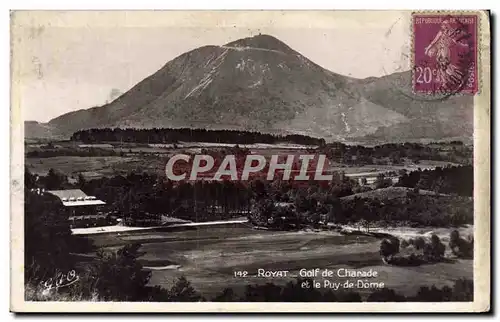 Cartes postales Royat Golf De Charade et le Puy de Dome