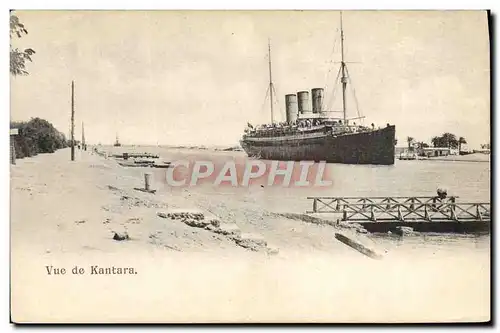 Cartes postales Bateau Paquebot Vue de Kantara Algerie