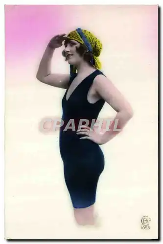 Cartes postales Folklore Maillot de Bains Femme