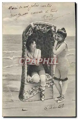 Cartes postales Folklore Maillot de Bains Femmes