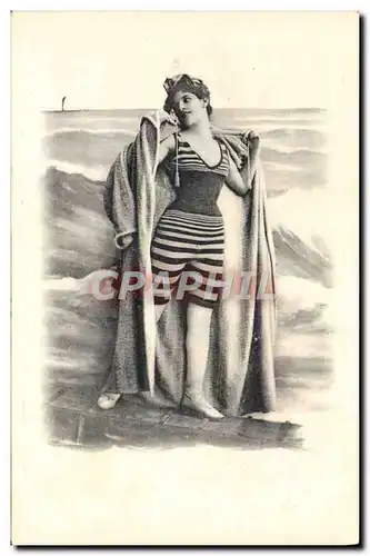 Cartes postales Folklore Maillot de Bains Femme