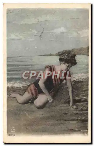 Cartes postales Folklore Maillot de Bains Femme