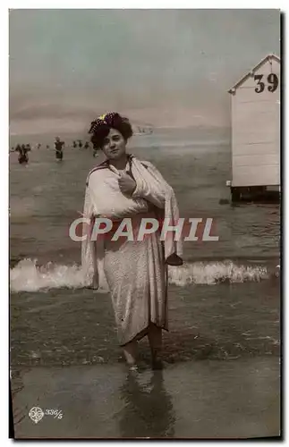 Cartes postales Folklore Maillot de Bains Femme