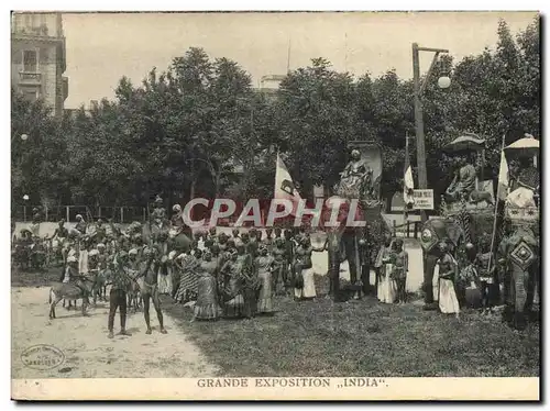 Cartes postales Elephant Grande Exposition India