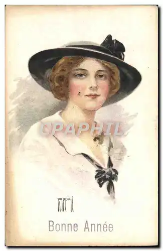 Cartes postales Fantaisie Illustrateur Rappini Femme