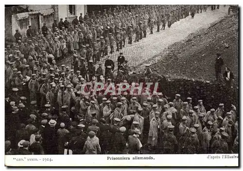 Ansichtskarte AK Militaria Prisonniers allemands