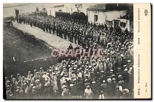 Ansichtskarte AK Militaria Prisonniers allemands