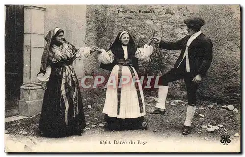 Cartes postales Folklore Pyrenees Danse du pays