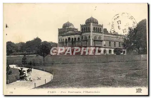 Cartes postales Astronomie Paris Parc Montsouris Observatoire