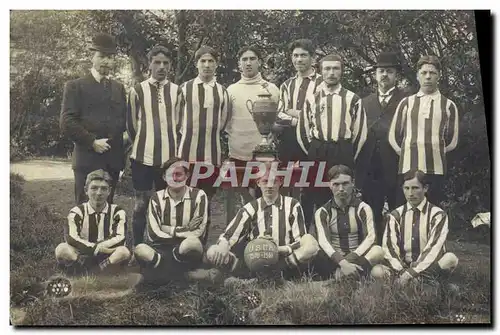 CARTE PHOTO Rugby Coupe US CA 1909 1910