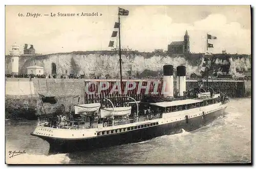 Cartes postales Bateau Le steamer Arundel