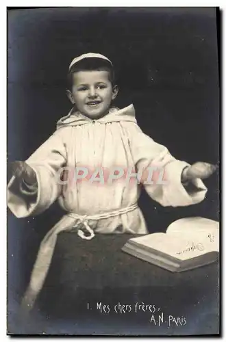 Cartes postales Fantaisie Enfant Moine