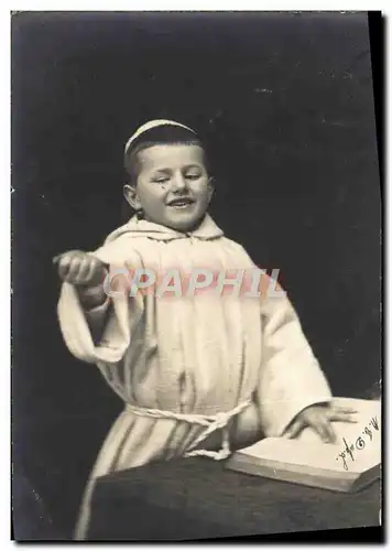 Cartes postales Fantaisie Enfant Moine