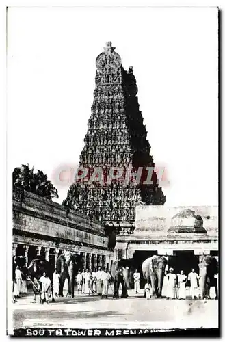 Cartes postales moderne Elephant South tower Meenachi Temple