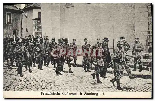 Cartes postales Militaria Prisonniers Saarbrug i L