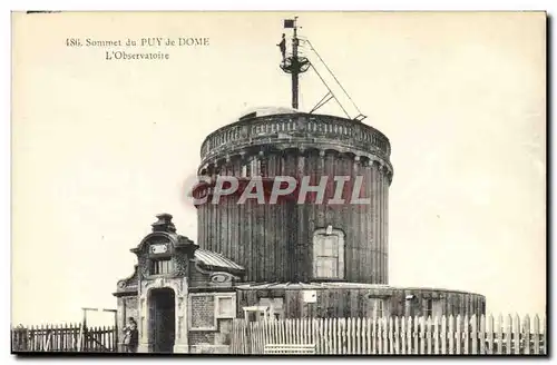 Cartes postales Astronomie Sommet du Puy de Dome L&#39Observatoire