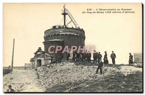 Ansichtskarte AK Astronomie L&#39Observatoire au sommet du Puy de Dome