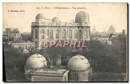 Cartes postales Astronomie Paris L&#39Observatoire Vue generale