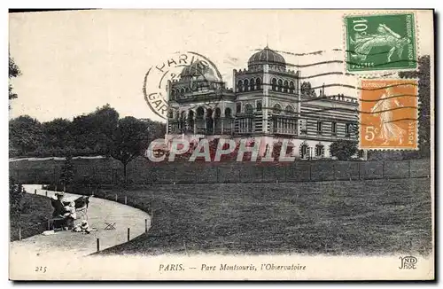 Cartes postales Astronomie Paris Parc Montsouris L&#39Observatoire