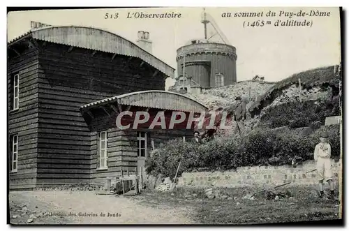 Ansichtskarte AK Astronomie L&#39Observatoire au sommet du Puy de Dome