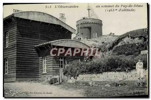 Cartes postales Astronomie L&#39Observatoire au sommet du Puy de Dome