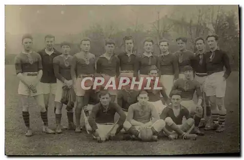 CARTE PHOTO Rugby