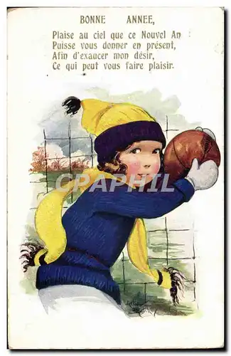Cartes postales Football Enfant Gardien de but