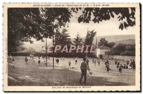 Ansichtskarte AK Football Rive de Gier Stade de l&#39esperance de ND Les jeux du patronage de Mollard