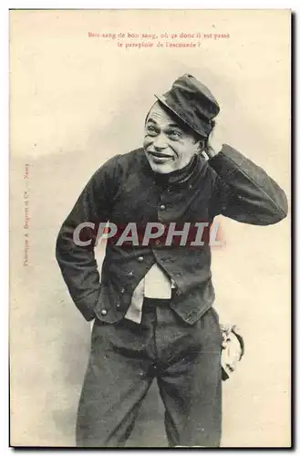 Cartes postales Fantaisie Homme Soldat Militaria