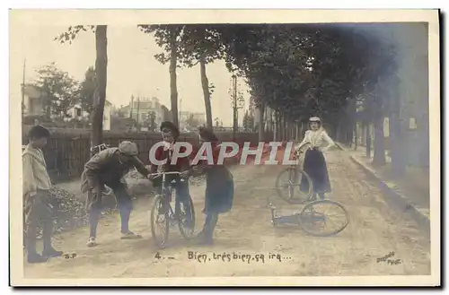 Cartes postales Fantaisie Enfant Velo Cycle