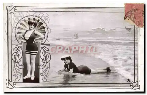 Cartes postales Fantaisie Femmes Maillot de bain