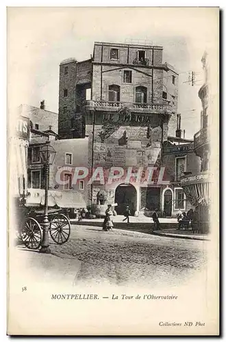 Cartes postales Astronomie Montpellier La tour de l&#39Observatoire