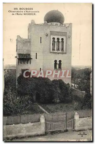 Ansichtskarte AK Astronomie Bourges Observatoire d&#39astronomie de l&#39abbe Moreux