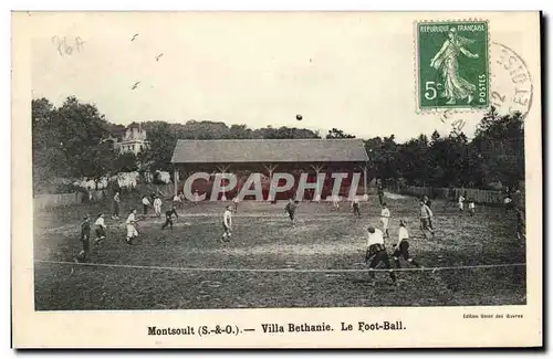 Cartes postales Football Montsoult Villa Bethanie