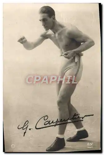 Ansichtskarte AK Boxe Carpentier