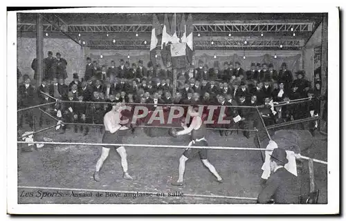 Ansichtskarte AK Boxe Assaut de boxe anglaise en salle