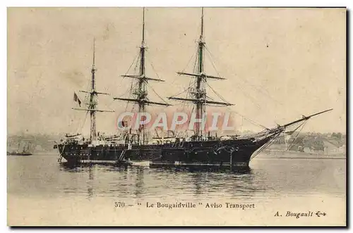 Cartes postales Bateau Bougainville Aviso Transport