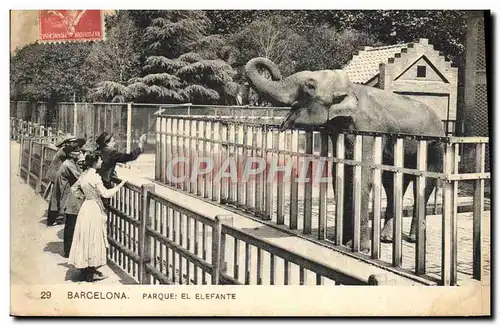 Ansichtskarte AK Elephant Barcelona Parque El Elefante